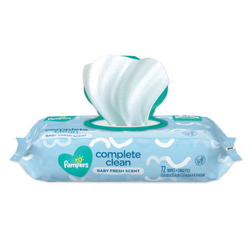 Pampers® Complete Clean Baby Wipes, 1-ply, Baby Fresh, 72 Wipes-pack, 8 Packs-carton freeshipping - TVN Wholesale